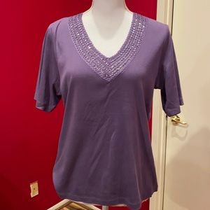 Short sleeve 100% cotton top